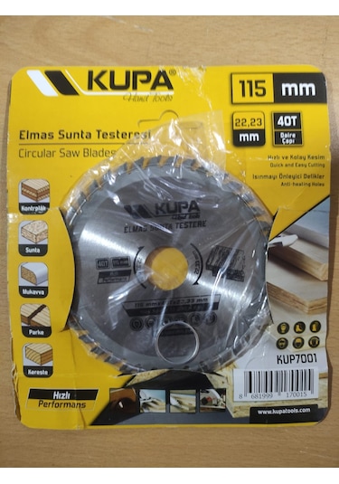 Kuppa 115mm22.23mm 40t Sunta Mukavva Parke Kereste Kontrplak K...