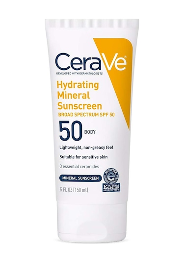 Cerave Nemlendirici Mineral Vücut Güneş Kremi SPF50 150 ML