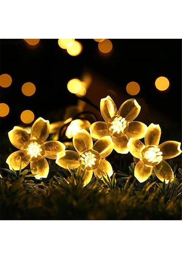 Çiçek Desenli Güneş Enerjili Bahçe Aydınlatma