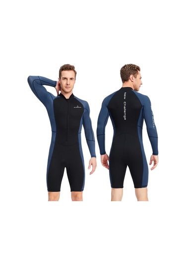 Suntek 1.5mm Neopren Erkekler Wetsuit Dalgıç Kıyafeti Sıcak L