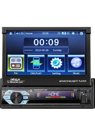 Exvol İndash 7 İnc Double Teyp 3 Usb'li Dokumatik 1080p+kamera