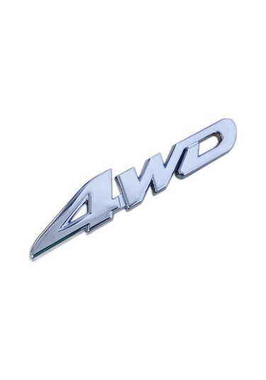 Araba Styling 3d Krom Metal Etiket 4wd Amblem Rozet Çıkartması Suv Arka Bagaj Off-road Toyota Highlander Rav4 Tiguan Ho