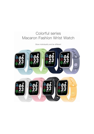 Padalink Y68 1.44" Ips Dokunmatik Ekran Akıllı Spor Saat (İthalatçı Garantili)