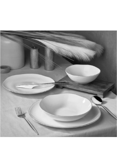 Mea Concept Vento Platin 24 Parça Bone Porselen Yemek Takımı Diğer