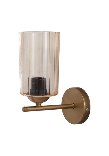 Global Bal Akrilik Camlı Aplik Kahverengi