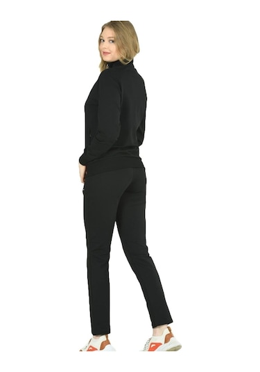 Fantasy Kadın Boydan Fermuarlı Büyük Beden Eşofman Takım 201836B