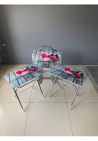 Camlı Çanta Sehpa, Sehpa, Zigon, 4lü Zigon, Çanta Sehpa,4lü Sehpa