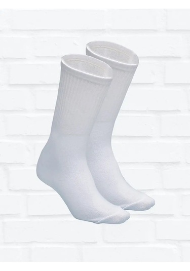 Nakın Çorap Seti Yüksek Beyaz 20 Çift Kutu İçinde 171245279 Beyaz