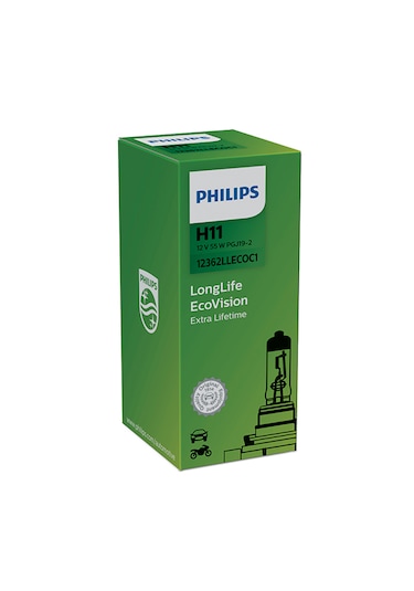 2 Adet Philips H11 12v 55w Uzun Ömür 4x Ampul 12362ll