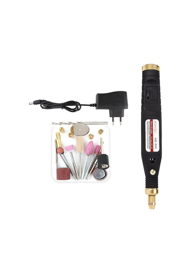 Ximistore9 Hb-005 Mini El Aleti - 5000-18000 Rpm Ayarlı, 15 Parça Aksesuarlı, Taşlama Ve Parlatma İçin Kompakt