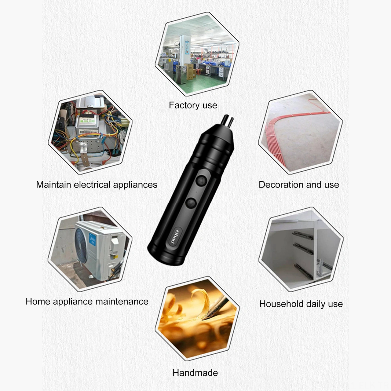 Xindoker X1 3.7-4.2v Şarjlı Elektrikli Tornavida, 3n.m Tork, 220r/dak Hız, Dayanıklı Versiyon, 2 Adet Uç Ve Kablolu Set