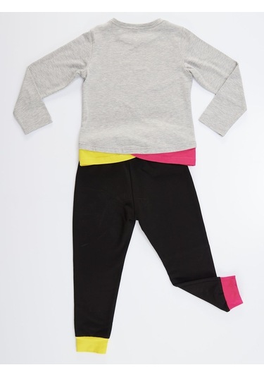 Denokids Mushi Roller Star Kız Pantolon Takım Çok Renkli