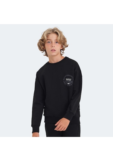 Slazenger LONE Çocuk  Siyah Sweatshirt