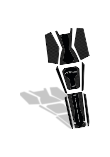 GP Kompozit Honda ADV 350 2023-2025 Uyumlu Tank Pad Seti Karbon