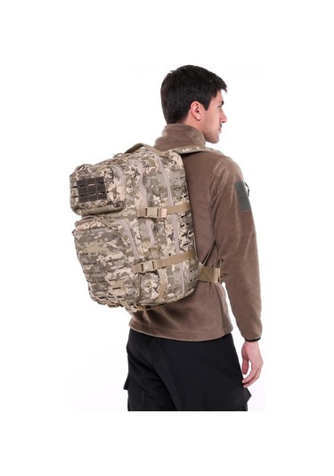 Single Sword 36l Su Geçirmez Outdoor Taktik Sırt Çantası Kamuflaj-Haki Nano