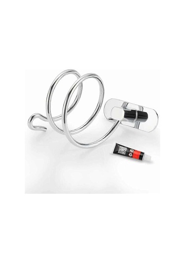 Ganzhoushop 1 Adet - Banyo Saç Kurutma Makinesi Rafı - Alüminyum Saç Kurutma Makinesi Rafı - Kare Tabanlı Gümüş Delme Gerektirmeyen Kurulum Çok Renkli