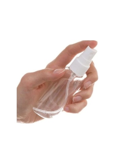 Güvenç Ambalaj Boş Şeffaf Plastik Sprey Şişe 50 x 100 ML
