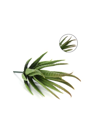 Sones Yapay Mini Aloe Plastik Bitkiler El Sanatları Çiçekçilik Peyzaj Bahçe Aile Ofis Dekorasyonu Akın Yeşil Sarı Uç