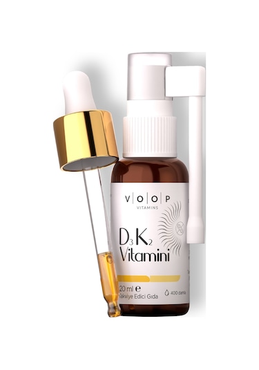 Voop D3K2 Vitamini D3 Vitamini D Vitamini Sprey Ve Damla 20 ML