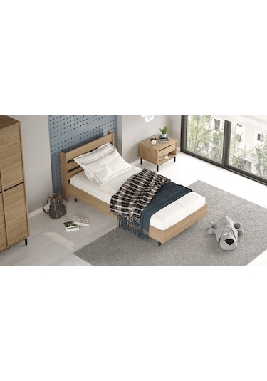 Robin Home Lidya  Metal Ayaklı Tek Kişilik Karyola 100 x 200 CM Sepet