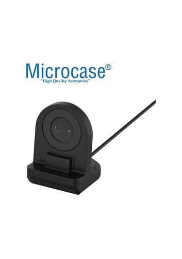 Microcase Huawei Watch 3 Için Silikon Şarj Standı Siyah - Al2417