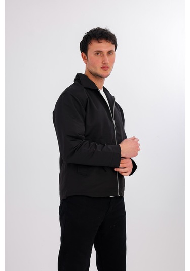 Flecto Su Ve Yağmur Geçirmez Yağmurluk - Siyah Siyah