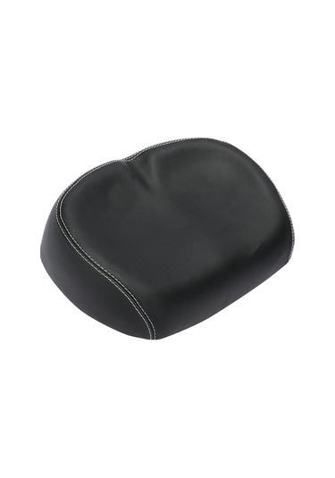 Siyah Burunsuz Bisiklet Jantı - Konforlu Deri Yuvarlak Sandalye - Bisiklet Koltuğu - Ergonomik Yürüyüş Sandalyesi Siyah Siyah