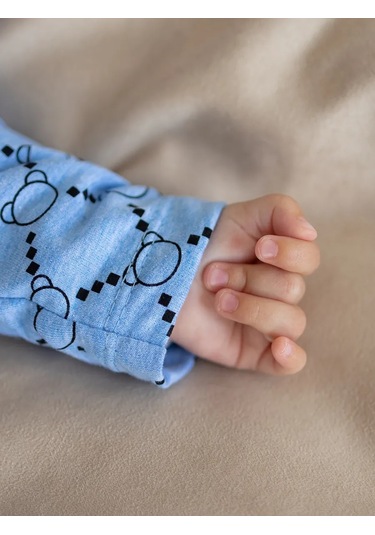 Mini Pakel Şık Şapkalı Bebek Takımı 473571025 Açık Mavi