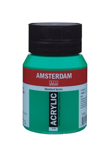 Talens Amsterdam Akrilik Boya 500Ml. N 619 Permanent Green Deep