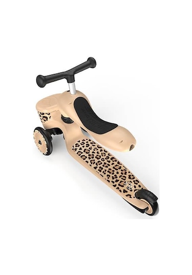 Scoot And Ride Highwaykick 1 Lifestyle Scooter - Leopard 210621-96607 Pembe