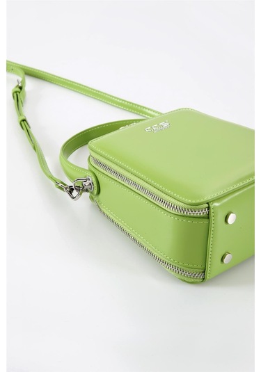 Ççs 17561 Kadın Omuz Askılı El Çantası-yeşil Yeşil