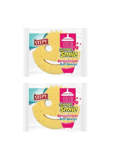 Stepy Smile Banyo Süngeri X 2 Paket Sarı