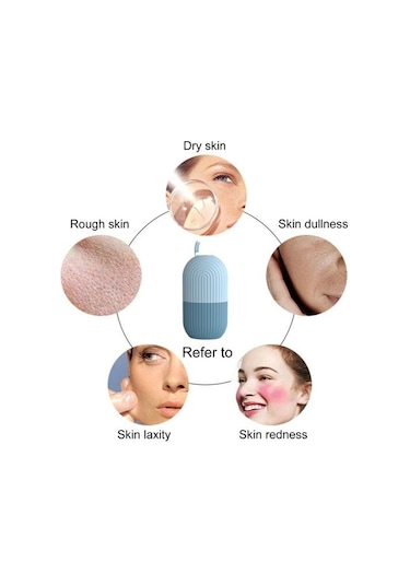 Buz Rulo Yeniden Kullanılabilir Yüz Güzellik Masajı Buz Kalıp Gözenek Daraltma Cilt Cilt Bakımları İçin Soğutma Rulosu