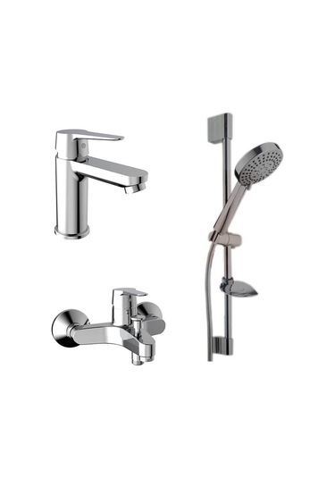 Roca Esteria Pack Eco Banyo Seti Krom 3'Lü A5Da57Ec0K