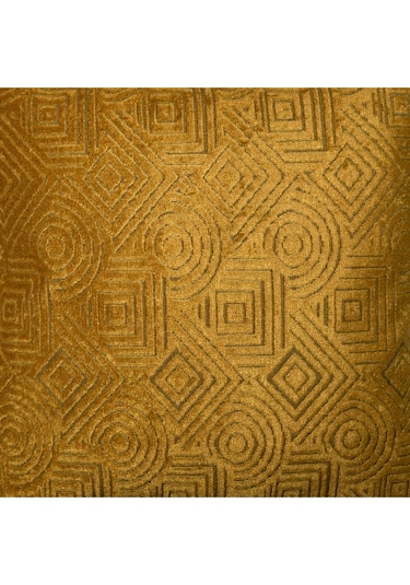 Sezyon Mira Desenli 45 45 Hardal Kırlent Kılıfı Hardal