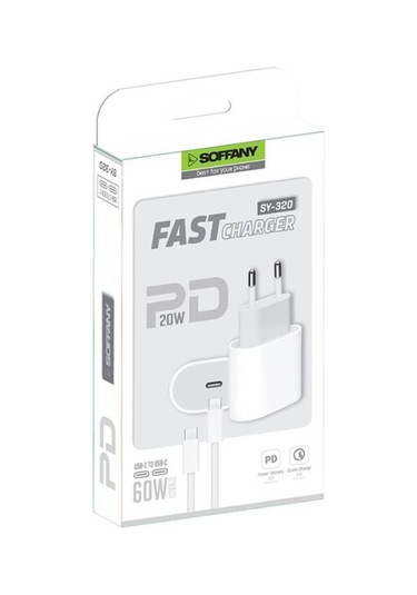 Apple Uyumlu iOS 20w Pd Şarj Seti +type-c To Type-c