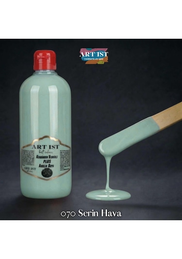 Kendinden Vernikli Plus Vernikli Akrilik Boyalar - 070 Serin Hava Ahşap, Taş Tozu, Hobi, Dıy