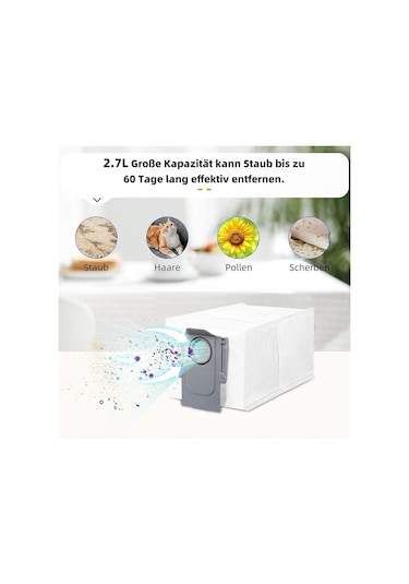 Sointeresting Roborock Qrevo Curv Robot Süpürge Yedek Parçaları Ana Yan Fırça Hepa Filtre Paspas Bezi Toz Torbaları