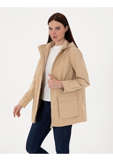 Pierre Cardin Kadın Bej Kaban 50306399-vr011