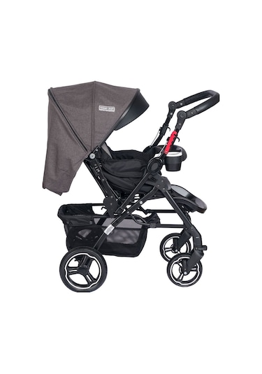 Tommy Baby Tornado Plus Black Alüminyum Lüx Çift Yönlü Bebek Arabası