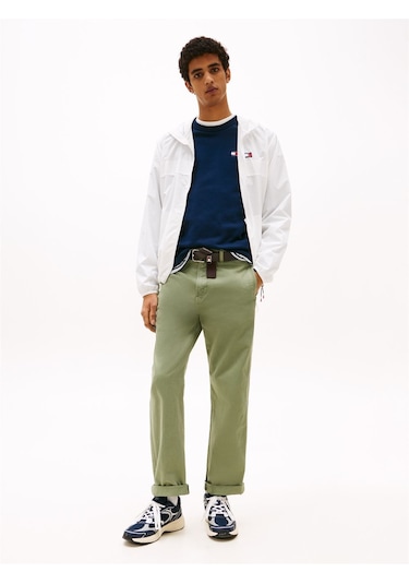 Tommy Hilfiger Tjm Lw Chıcago Jacket Erkek Beyaz Ceket - Dm0dm20204 Tommy Hilfiger Tjm Lw Chıcago Jacket Erkek Beyaz Ceket - Dm0dm20204