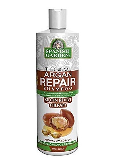 Spanish Garden Organik Argan Ve Omega Yağı Onarıcı Şampuan 450 Ml