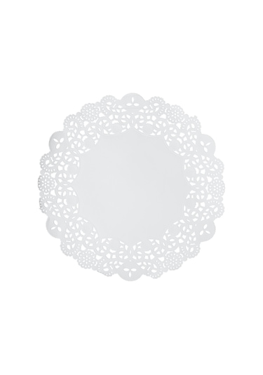 Vkemall 31.5cm Dairesel Gıda Grade Yağ Emici Bezeler, Pasta/pizza/atıştırmalık Servis Dekorasyonu, 150 Adet Paket Diğer