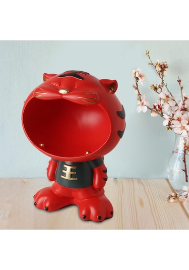 Homyl Anahtar Saklama Kutusu Heykelcik Şeker Çanak Kase Ev Yeni 23x18x33cm