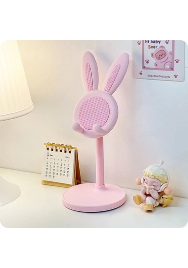 Singree Sevimli Tavşan Tasarımlı Ayarlanabilir Telefon Tutucu - Taşınabilir Ve Pratik