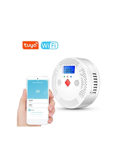 Lemestar "tuya Wifi Akıllı Karbonmonoksit Dedektörü - Mobil Uygulama Kontrollü, Hızlı Tespit Ve Alarm Özellikli"