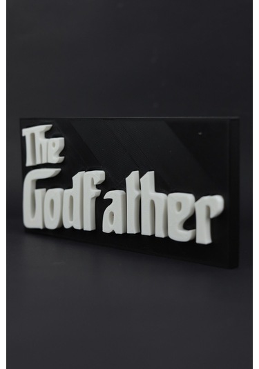 The Godfather - 3 Boyutlu Tabela - 19cm X 9cm X 1.5cm