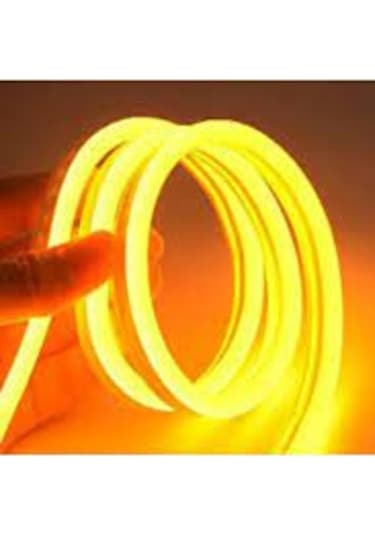 12v Neon Şerit Led Amber Işık