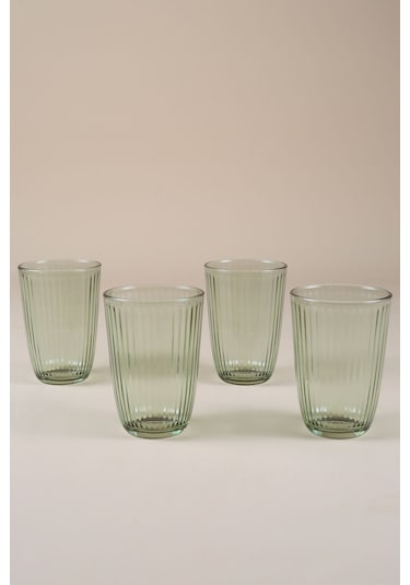 Rakle Splendid 4'lü Meşrubat Bardağı Seti Yeşil 395 Cc