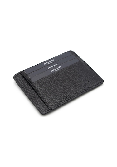 Pierre Cardin Siyah Floater Unisex Deri Kartlık 0422a41 Siyah